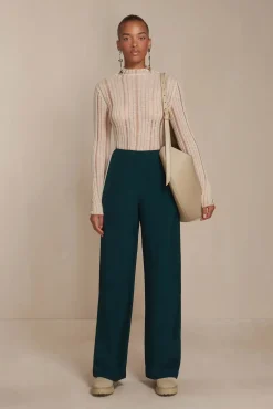 Cult Gaia Tops|Knits>SKIVY KNIT TOP - Mushroom