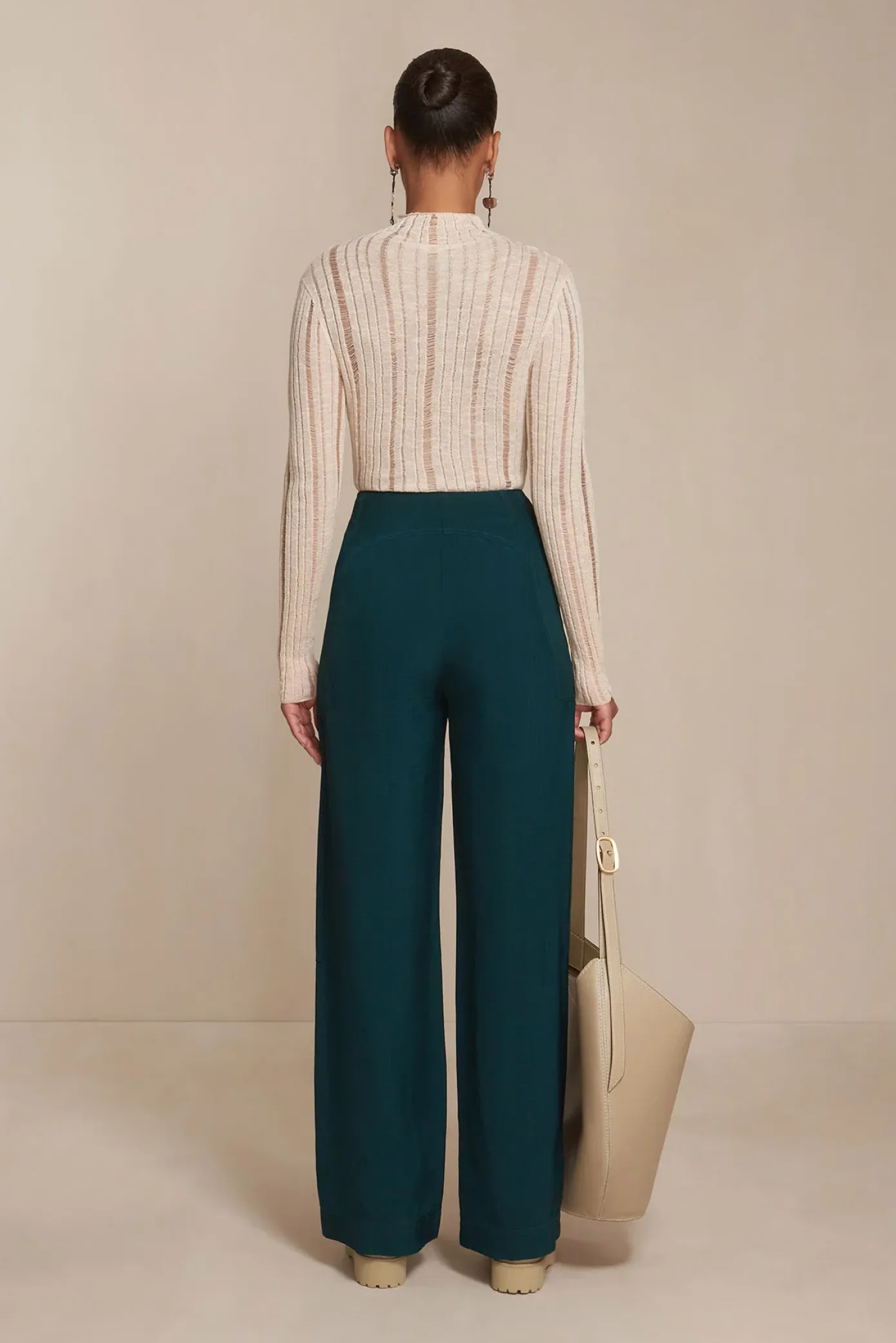 Cult Gaia Tops|Knits>SKIVY KNIT TOP - Mushroom