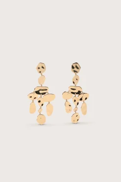 Cult Gaia Earrings|Jewelry>SLOANE EARRING - Shiny Brass