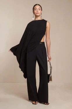 Cult Gaia Tops>STACIA TOP - Black