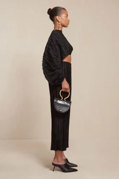 Cult Gaia Bottoms>STACIE PANT - Black