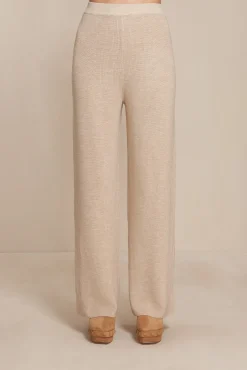 Cult Gaia Sets|Bottoms>SUDI KNIT PANT - Tawn