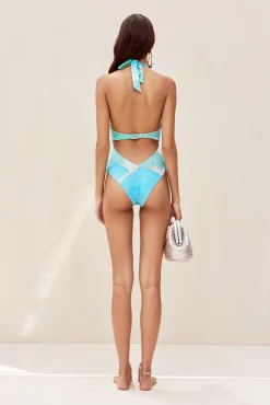 Cult Gaia One Pieces>SUY ONE PIECE - Landscape Print