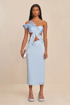 Cult Gaia Gowns|Dresses>SVETLANA GOWN - Marine