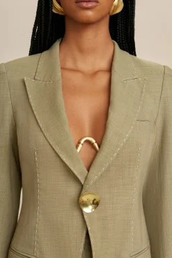 Cult Gaia Jewelry|Accessories>SYDNEY BRALETTE - Brushed Brass