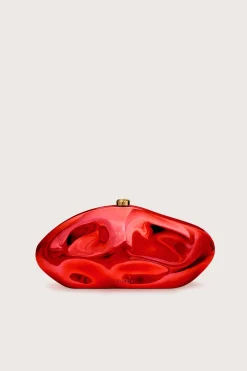 Cult Gaia Mini Bags|Clutches>THE CALDERA CLUTCH - Lollipop