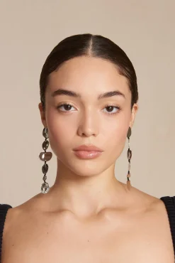 Cult Gaia Earrings|Jewelry>VAL EARRING - Shiny Silver