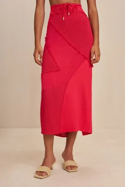 Cult Gaia Bottoms>VIA SKIRT - Lollipop Multi