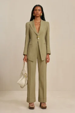 Cult Gaia Outerwear>WANYE BLAZER - Tea