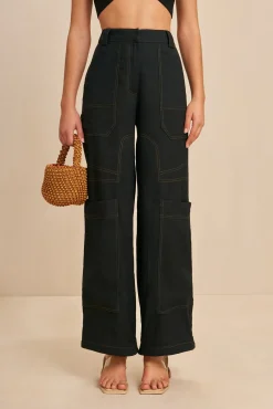 Cult Gaia Sets|Bottoms>WYNN PANT - Black