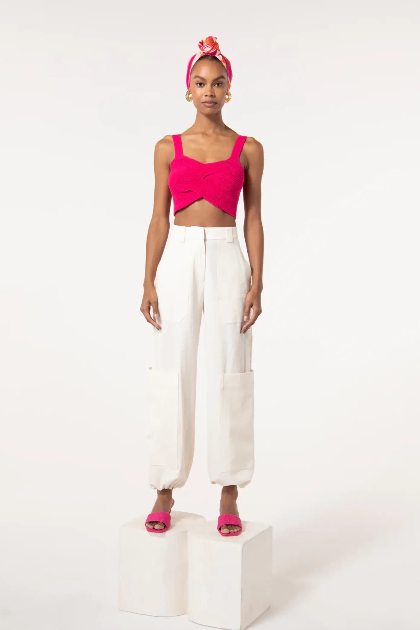 Cult Gaia Bottoms>WYNN PANT - Off White