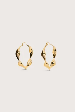 Cult Gaia Jewelry|Accessories>YAEL EARRING - Shiny Brass